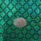 1 Yard Diamond Flocking Glitter Hologram Nylon Spandex Tricot Fabric for Cosplay 58/60 Inch Width
